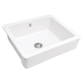 Keramik Diskho <strong>Sabor</strong>  Vit Blank 62x49 cm med Vattenlås Butler