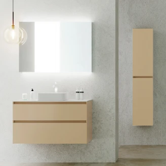 Högskåp Skift Beige Matt