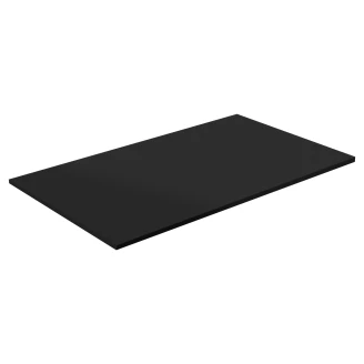 Badrumskommod <strong>Luna</strong>  Oliv Matt 80 cm med Svart Bänkskiva