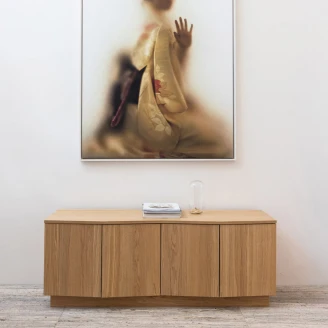 Woood TV-Bänk <strong>Zuma</strong>  Ek Trä 133 cm