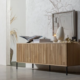 Woood TV-Bänk <strong>Gravure</strong>  Ek Trä 150 cm