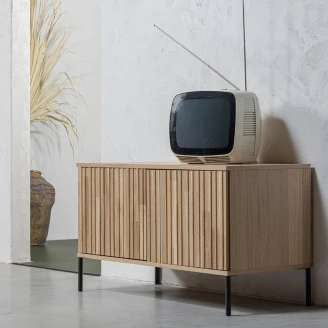 Woood TV-Bänk <strong>Gravure</strong>  Ek Trä 100 cm