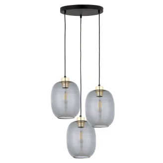 Hängande Lampa <strong>Merisi</strong>  Grafit, Guld Blank