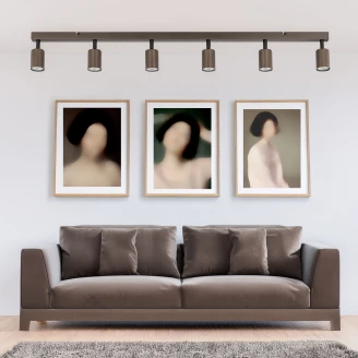 Spotlight <strong>Vilia</strong>  Hexa Justerbar Brun Matt