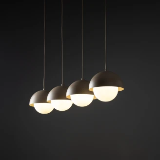 Hängande Lampa Lavardin Quadro Beige Matt