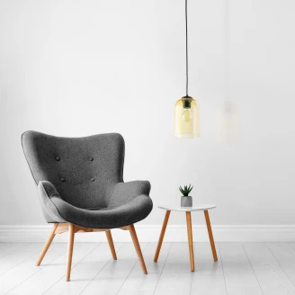 Hängande Lampa <strong>Falco</strong>  Gul Blank