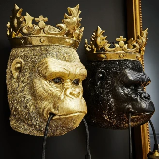 Werner Voss Vägglampa <strong>Kong</strong>  Guld Blank