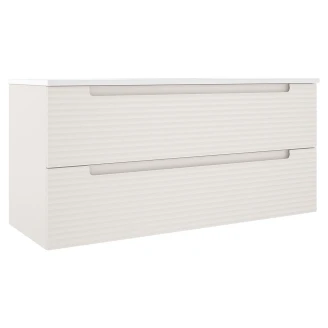 Tvättställsskåp <strong>Ramos</strong>  Beige Matt 120 cm med Handfat