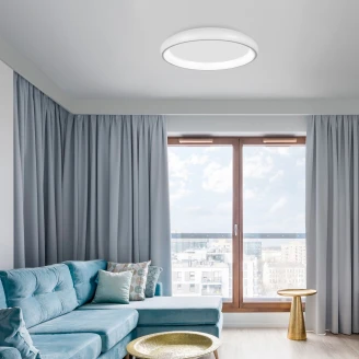 Nova Luce Taklampa Albi Vit Ø 80 cm