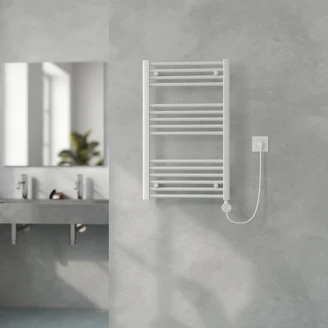 El Handdukstork 300 W <strong>Ardent</strong>  Vit Matt 50x80 cm