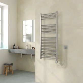 El Handdukstork 400 W <strong>Ardent</strong>  Krom Blank 60x120 cm