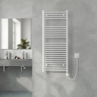 El Handdukstork 400 W <strong>Ardent</strong>  Vit Matt 60x120 cm