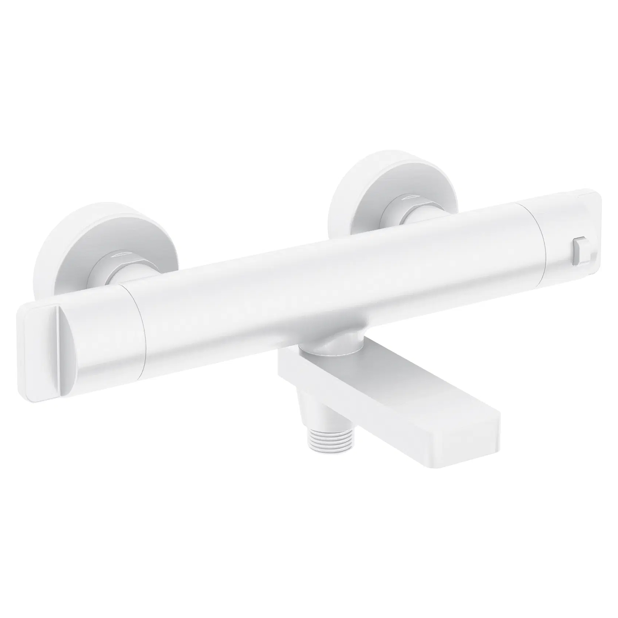 Badkarsblandare Therm Vit Matt med Termostat