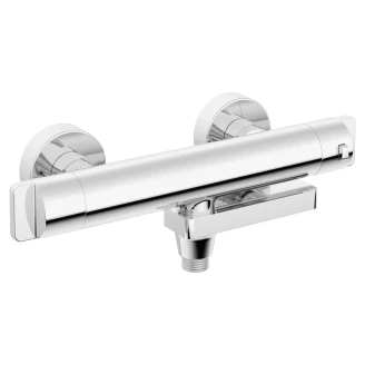 Badkarsblandare <strong>Therm</strong>  Krom Blank med Termostat