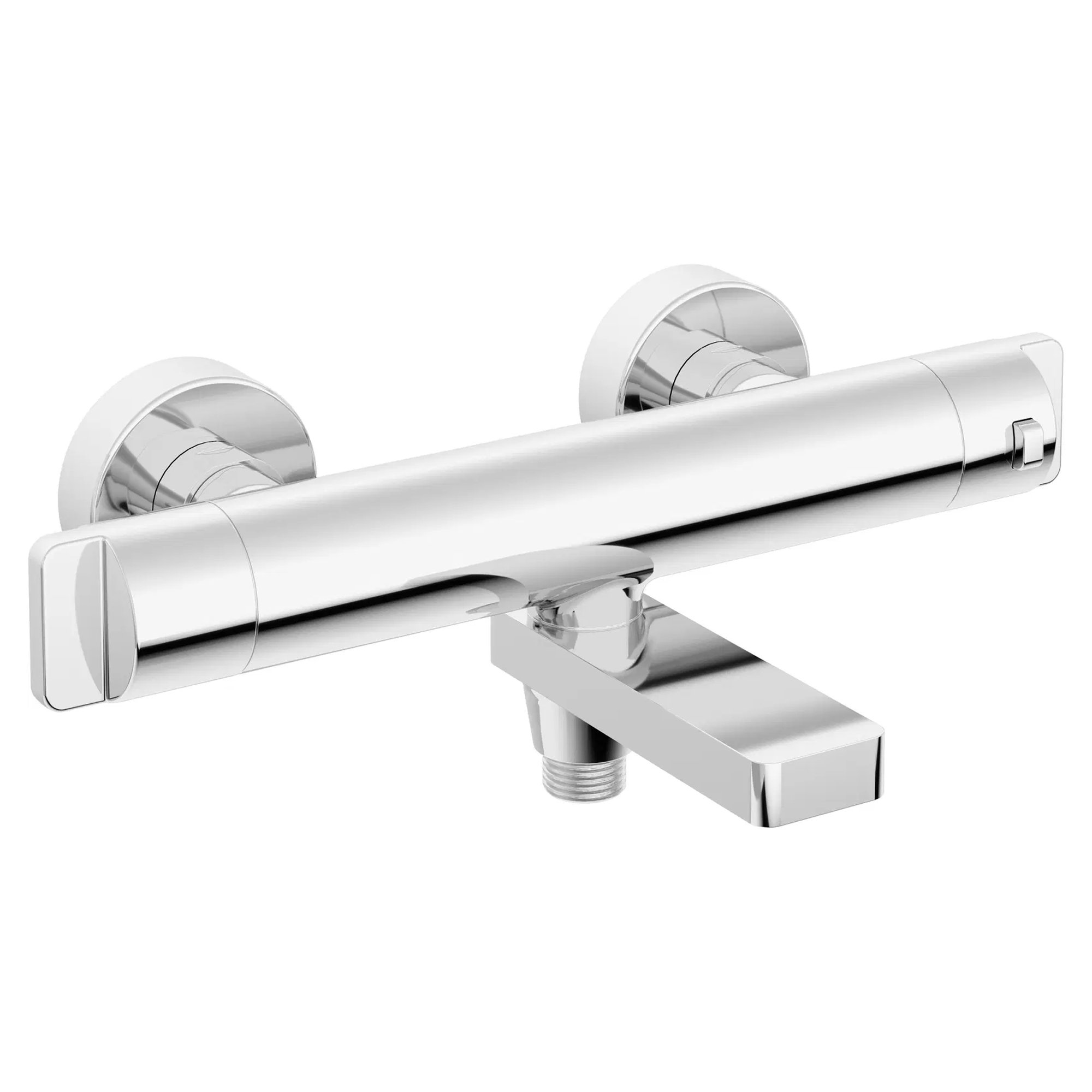 Badkarsblandare Therm Krom Blank med Termostat