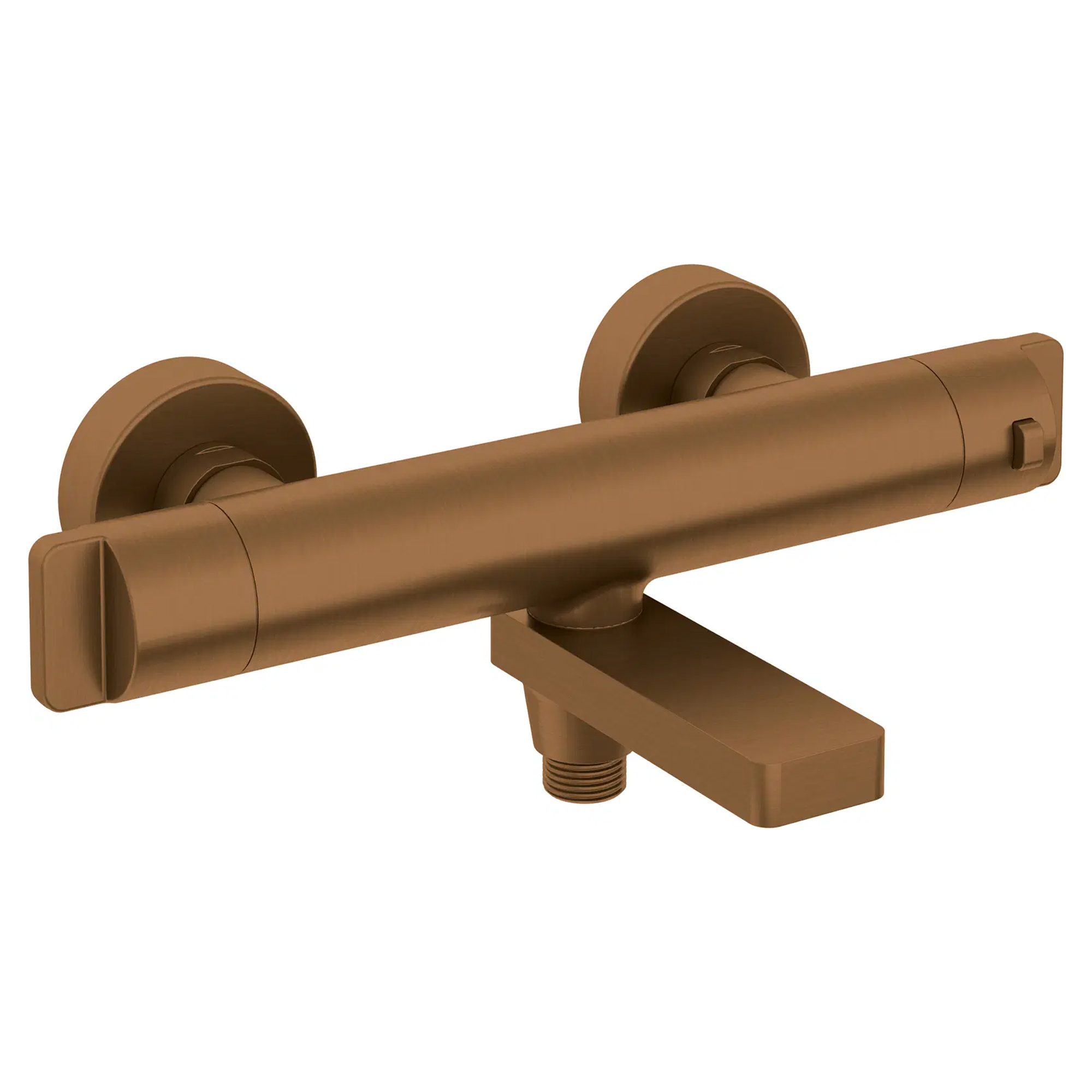 Badkarsblandare Therm Brons Matt med Termostat