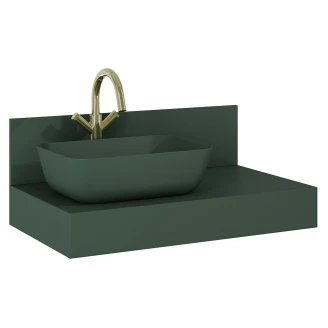Bänkskiva Bloc Grön Matt XL 120 cm