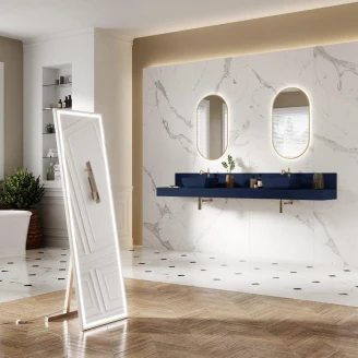 Bänkskiva Bloc Blå Matt XL 120 cm