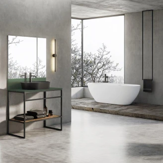Stänkskydd Panel Bloc Grön Matt 80 cm
