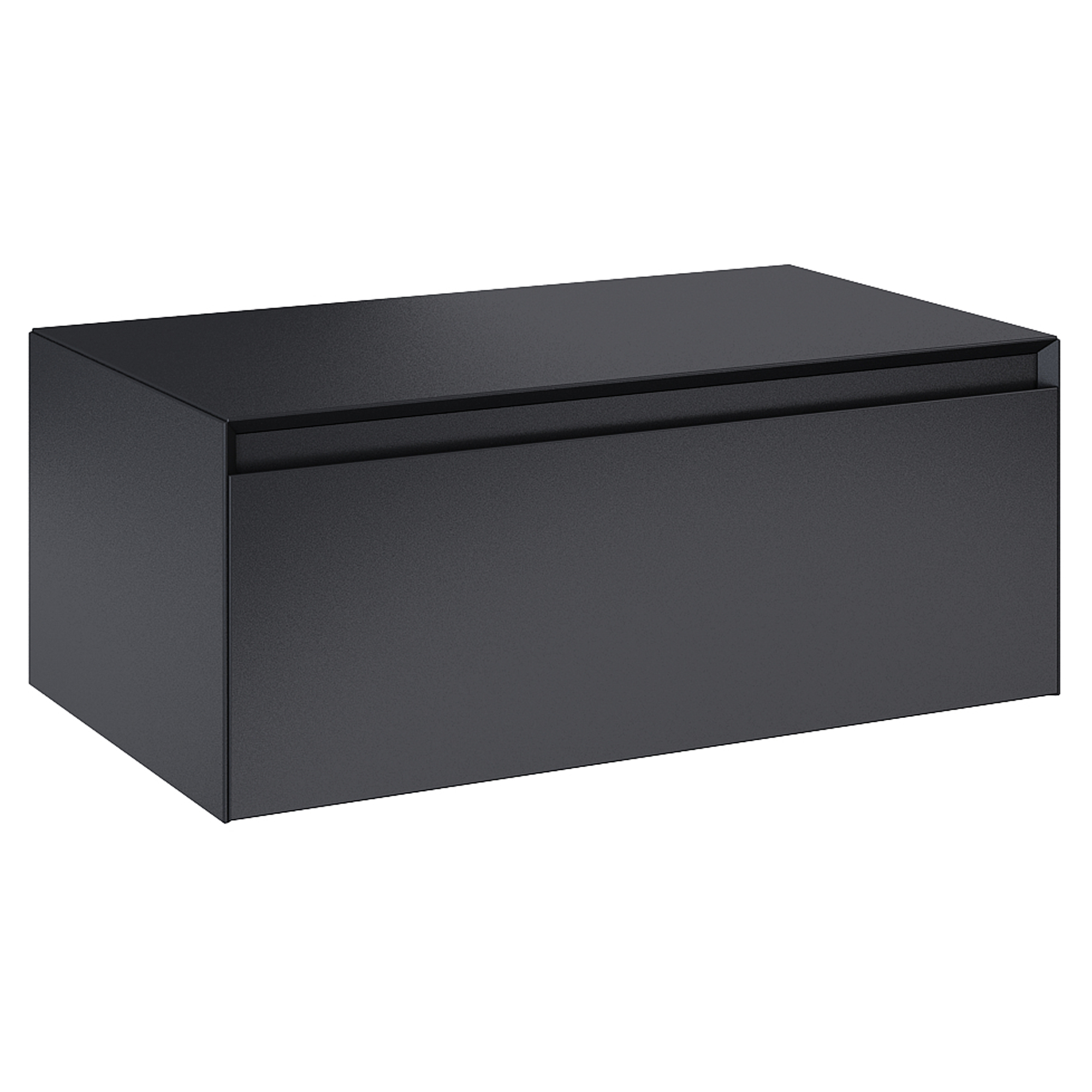 Skåp Tivra Svart Matt 80 cm