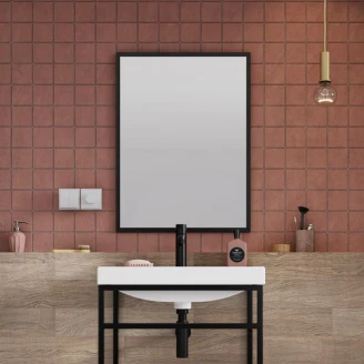 Spegel <strong>Lucora</strong>  Svart 50x80 cm