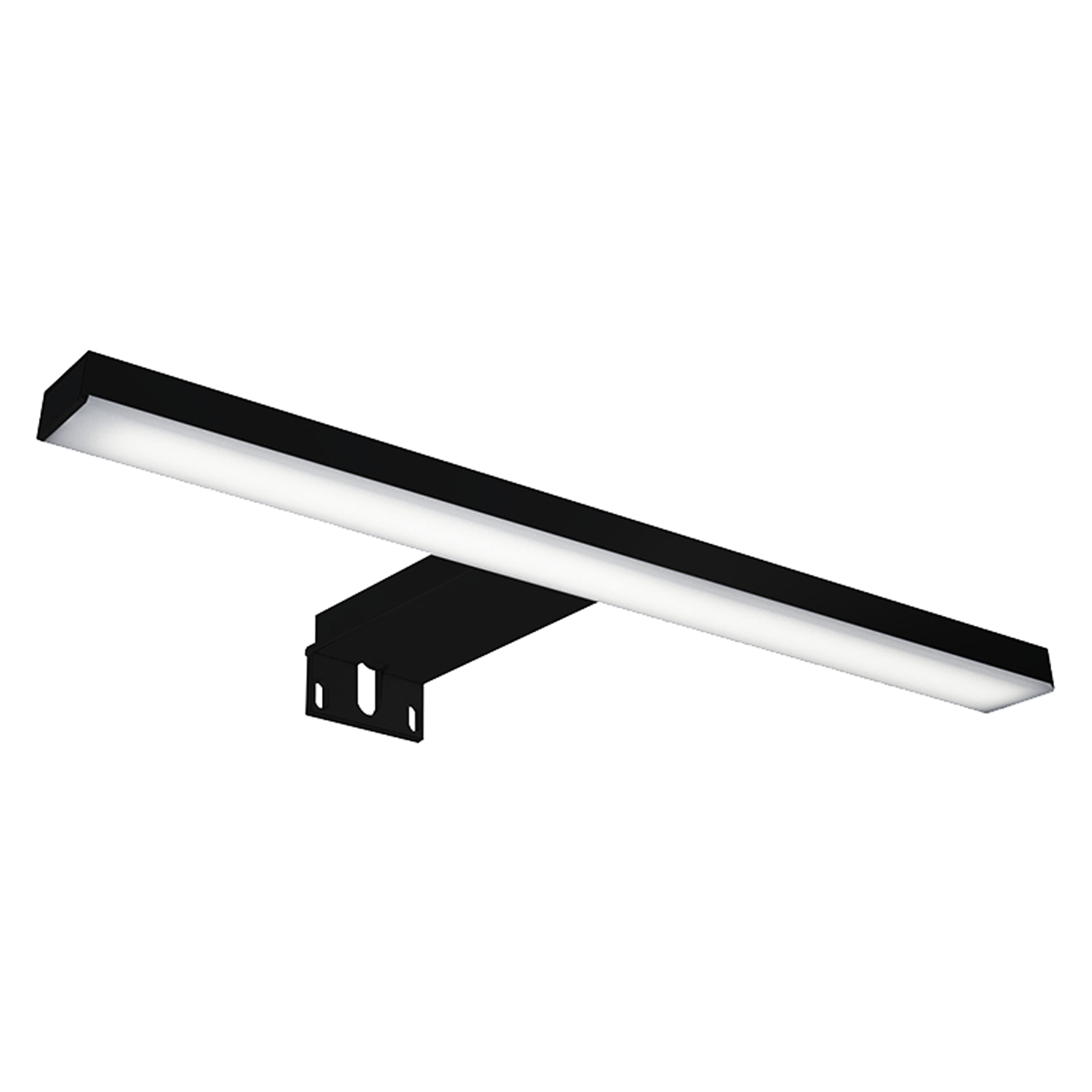 Spegelbelysning Lumea Svart Matt 28 cm