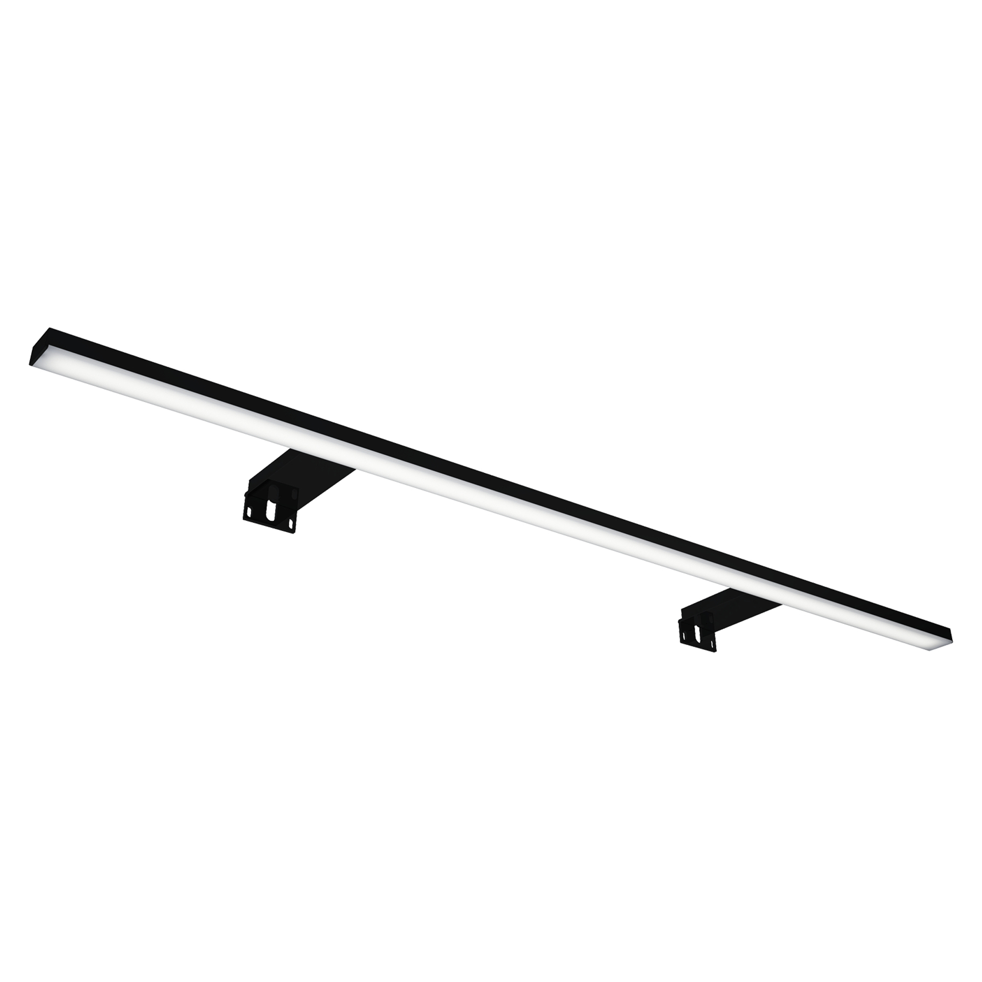 Spegelbelysning Lumea Svart Matt 80 cm