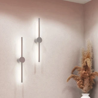 Vägglampa <strong>Zurio</strong>  Krom Blank 60 cm