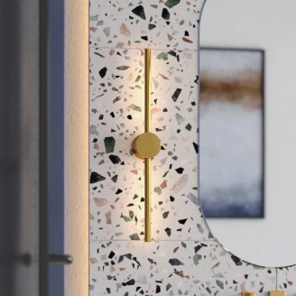 Vägglampa <strong>Zurio</strong>  Guld Blank 60 cm