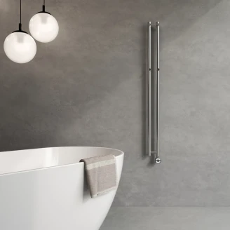 El Handdukstork 200 W <strong>Aaeris</strong>  Svart Matt 120 cm