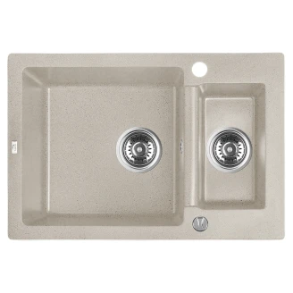 Granit Diskho <strong>Ardesia</strong>  Beige Matt 65x44 cm med Vattenlås