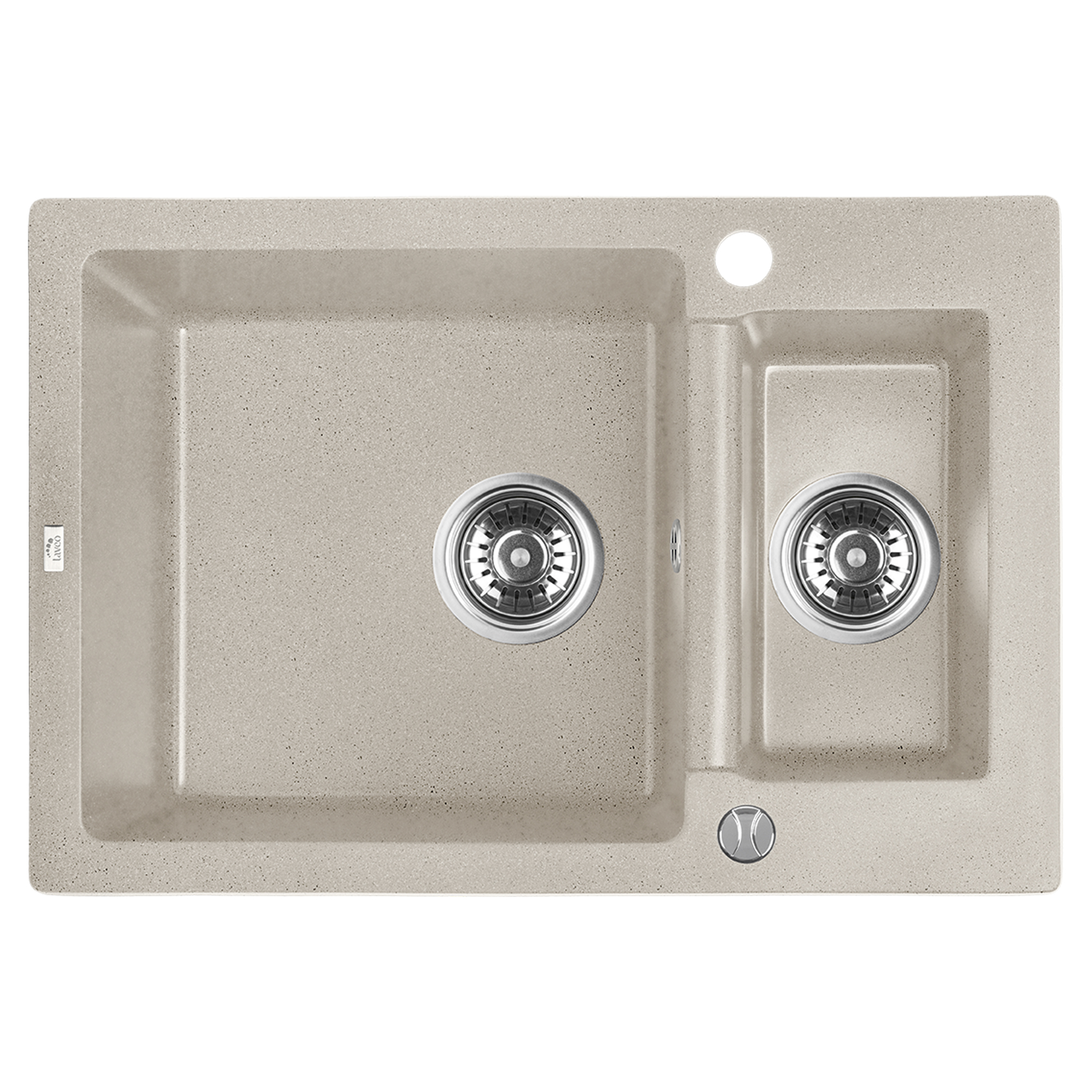 Granit Diskho Ardesia Beige Matt 65x44 cm med Vattenlås
