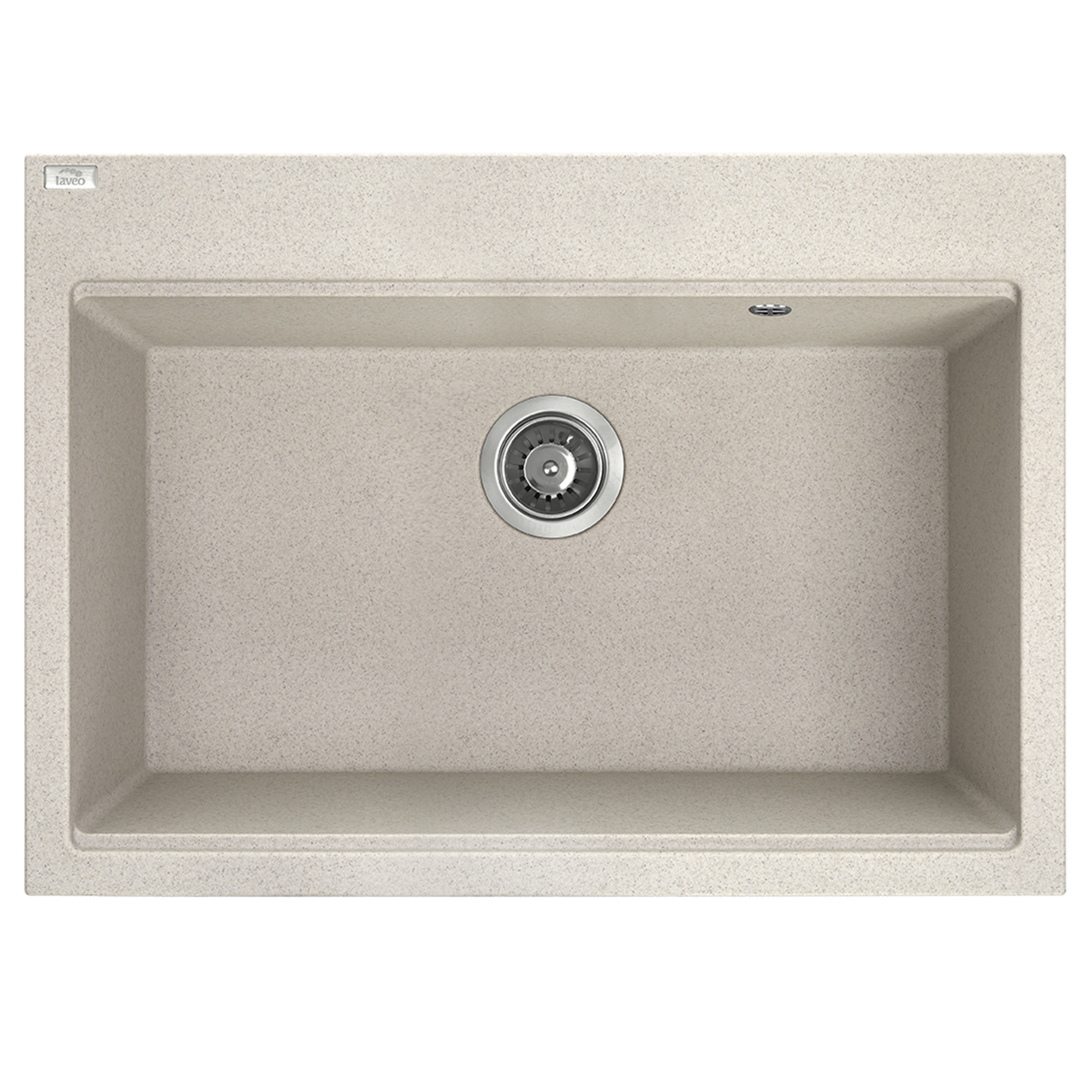 Granit Diskho Casaen Beige Matt 70x50 cm med Vattenlås