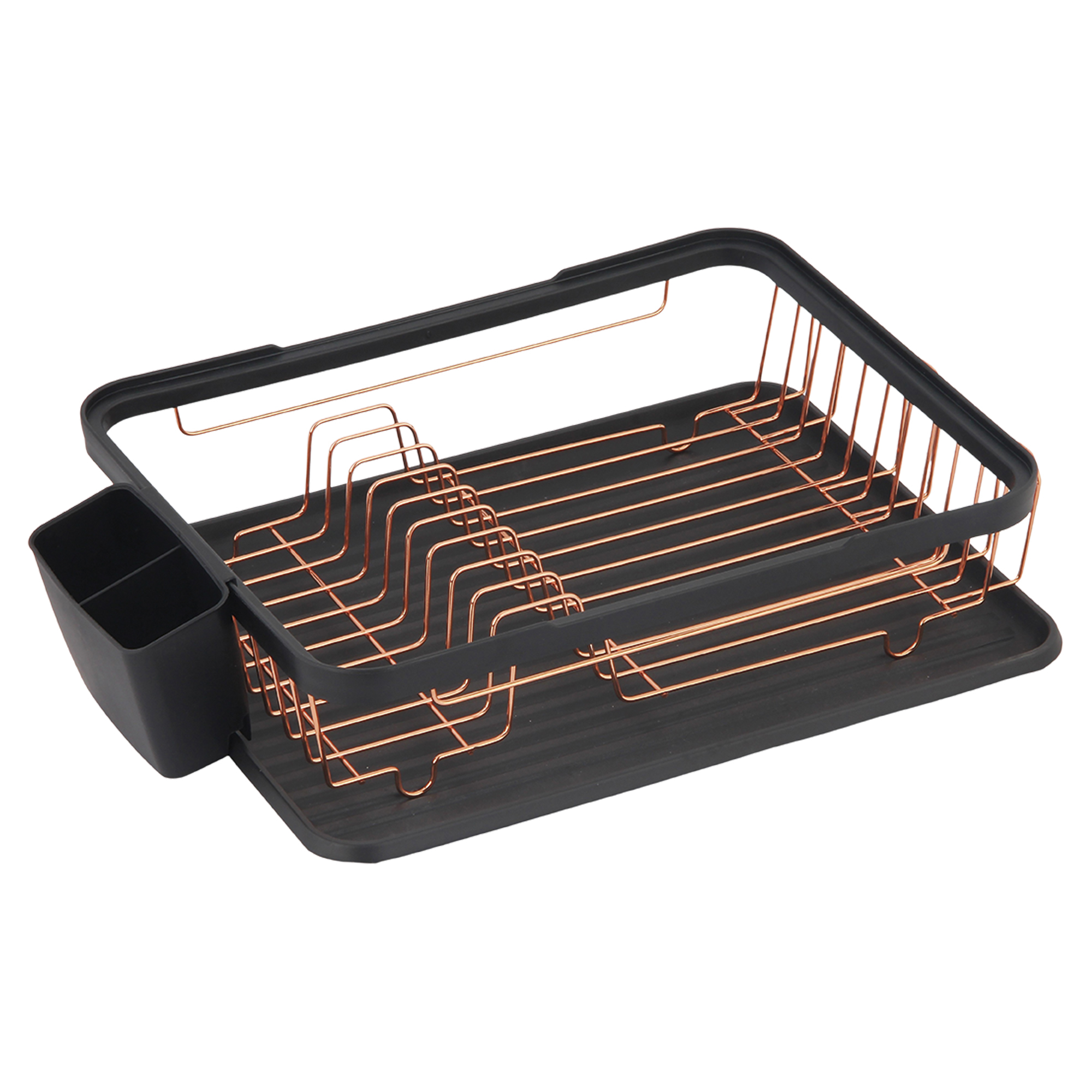 Diskställ Kitcho Svart-Koppar Matt 43x32 cm