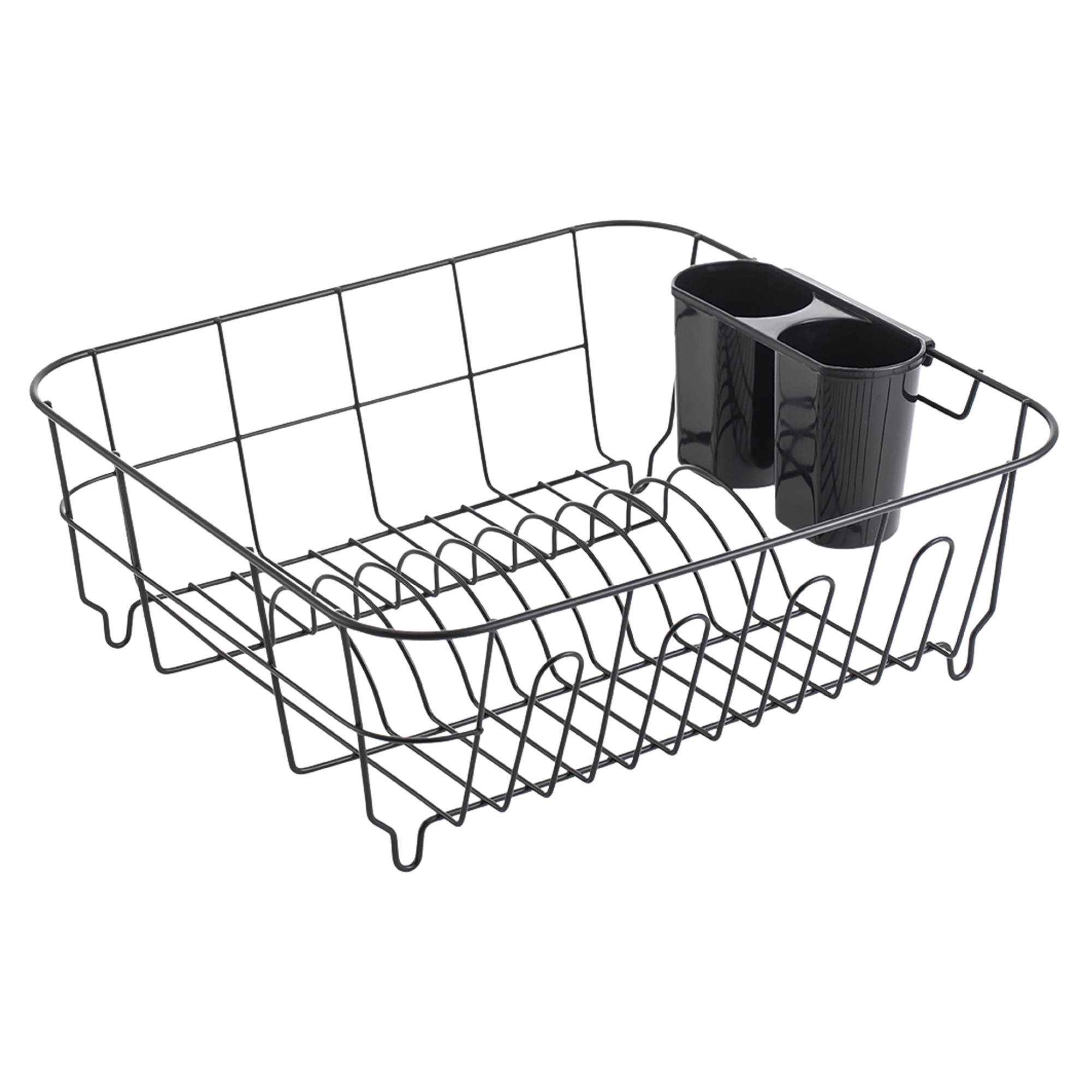 Diskställ Kitcho Svart 37x33 cm