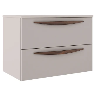 Tvättställsskåp <strong>Impero</strong>  Beige Matt 80 cm med Handfat