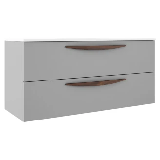 Tvättställsskåp <strong>Impero</strong>  Ljusgrå Matt 120 cm med Handfat