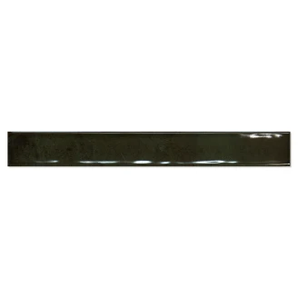 Kakel <strong>Artefact</strong>  Mörkgrön Blank 5x40 cm