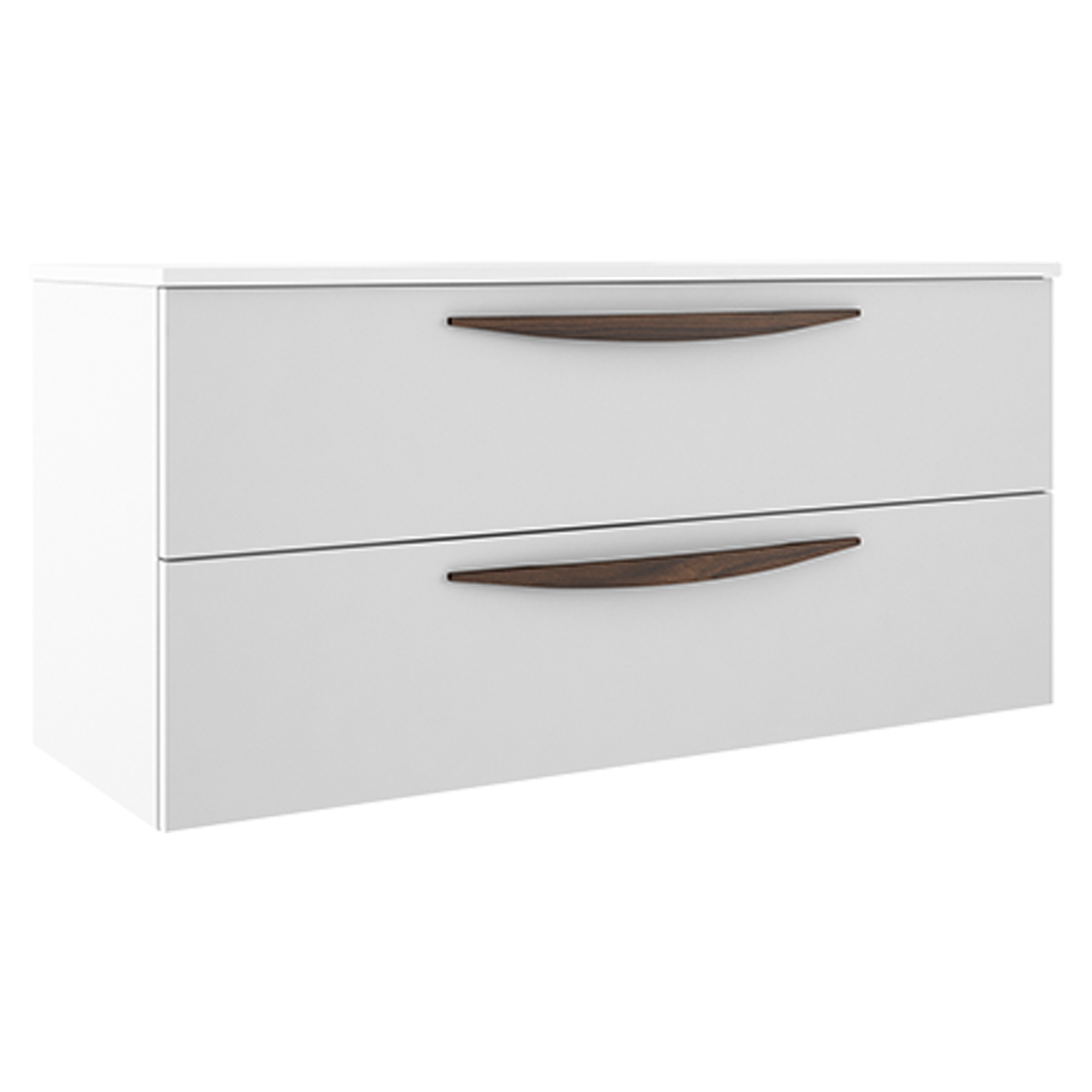 Dubbelt Tvättställsskåp Impero Vit Matt 120 cm med Handfat