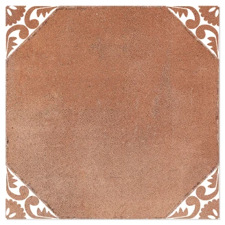 Klinker <strong>Terrarose</strong>  Orange-Vit Matt-Blank 23x23 cm