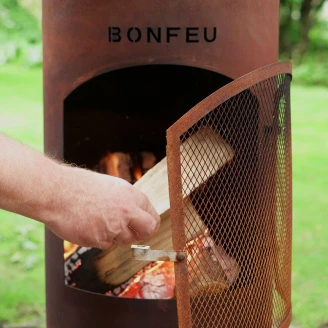 Dörr till <strong>BonFeu</strong>  Eldstad BonTino Rust