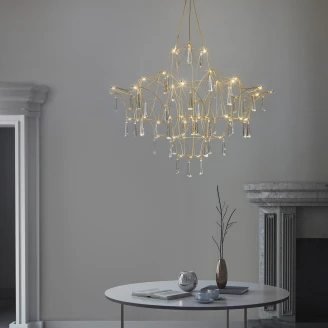 Nova Luce Hängande Lampa <strong>Goro</strong>  Transparent, Guld