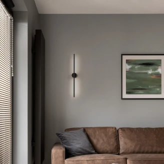 Nova Luce Vägglampa Typ 1 <strong>Aden Ny</strong>  Svart 60 cm