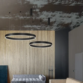 Nova Luce Hängande Lampa Motif Svart Ø 60 cm