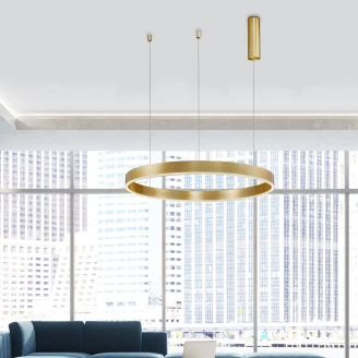 Nova Luce Hängande Lampa <strong>Motif</strong>  Guld Ø 80 cm