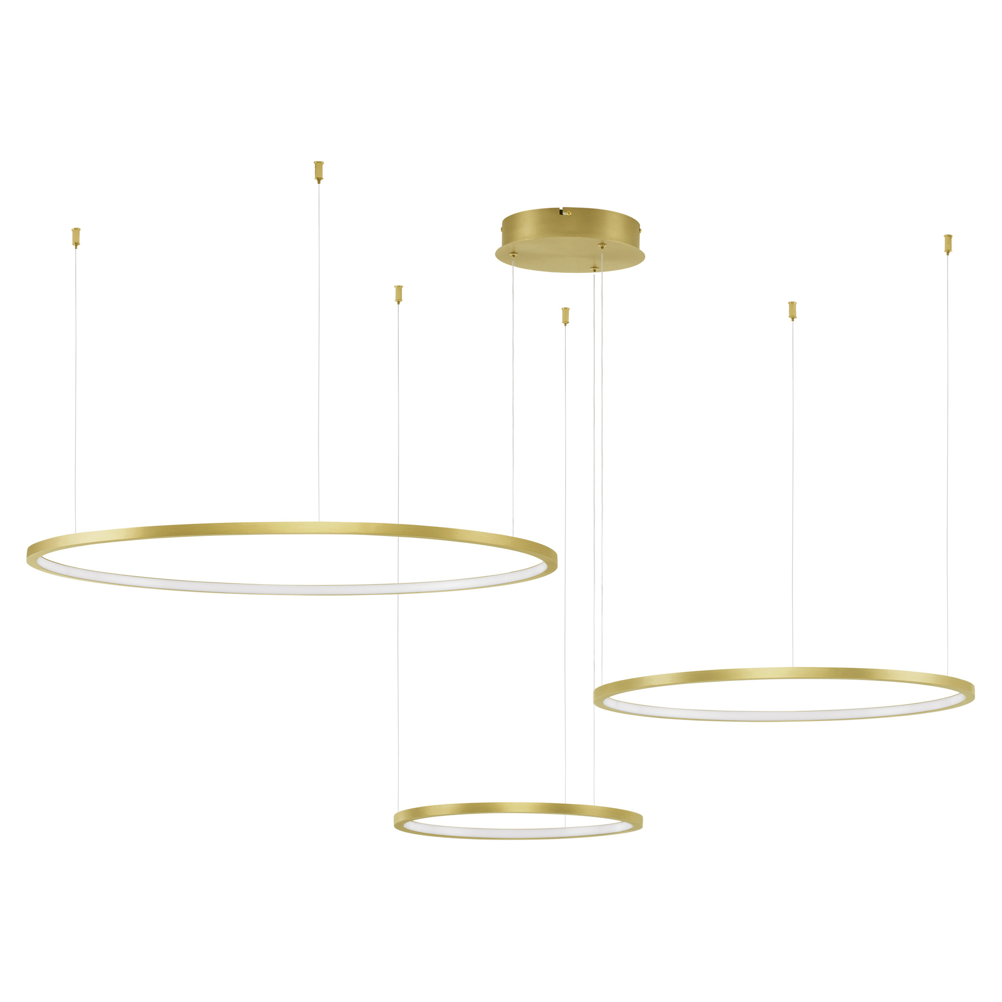 Nova Luce Hängande Lampa Purple Guld Ø 130 cm