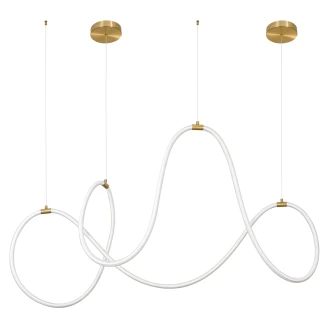 Nova Luce Hängande Lampa <strong>Cerelia</strong>  Guld
