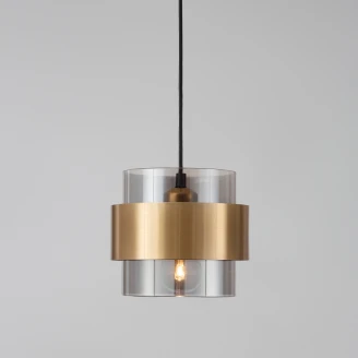 Nova Luce Hängande Lampa <strong>Sianna</strong>  Mörkgrå, Guld