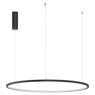 Nova Luce Hängande Lampa <strong>Tarquin</strong>  Svart Ø 80 cm