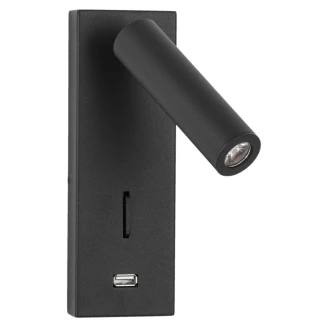 Nova Luce Vägglampa <strong>Fuse</strong>  Svart